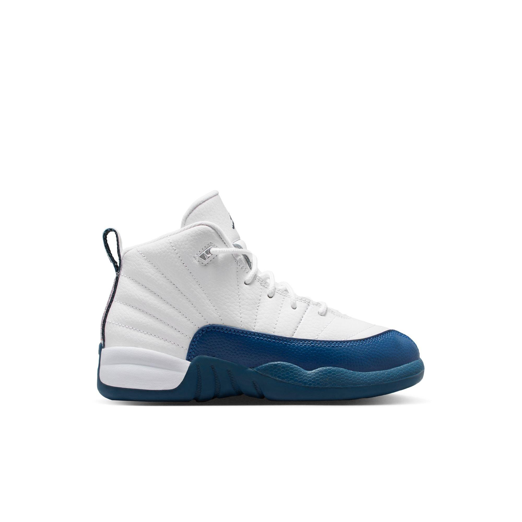 Jordan 12 Retro “French Blue and Blue” Preschool Kids' Shoe